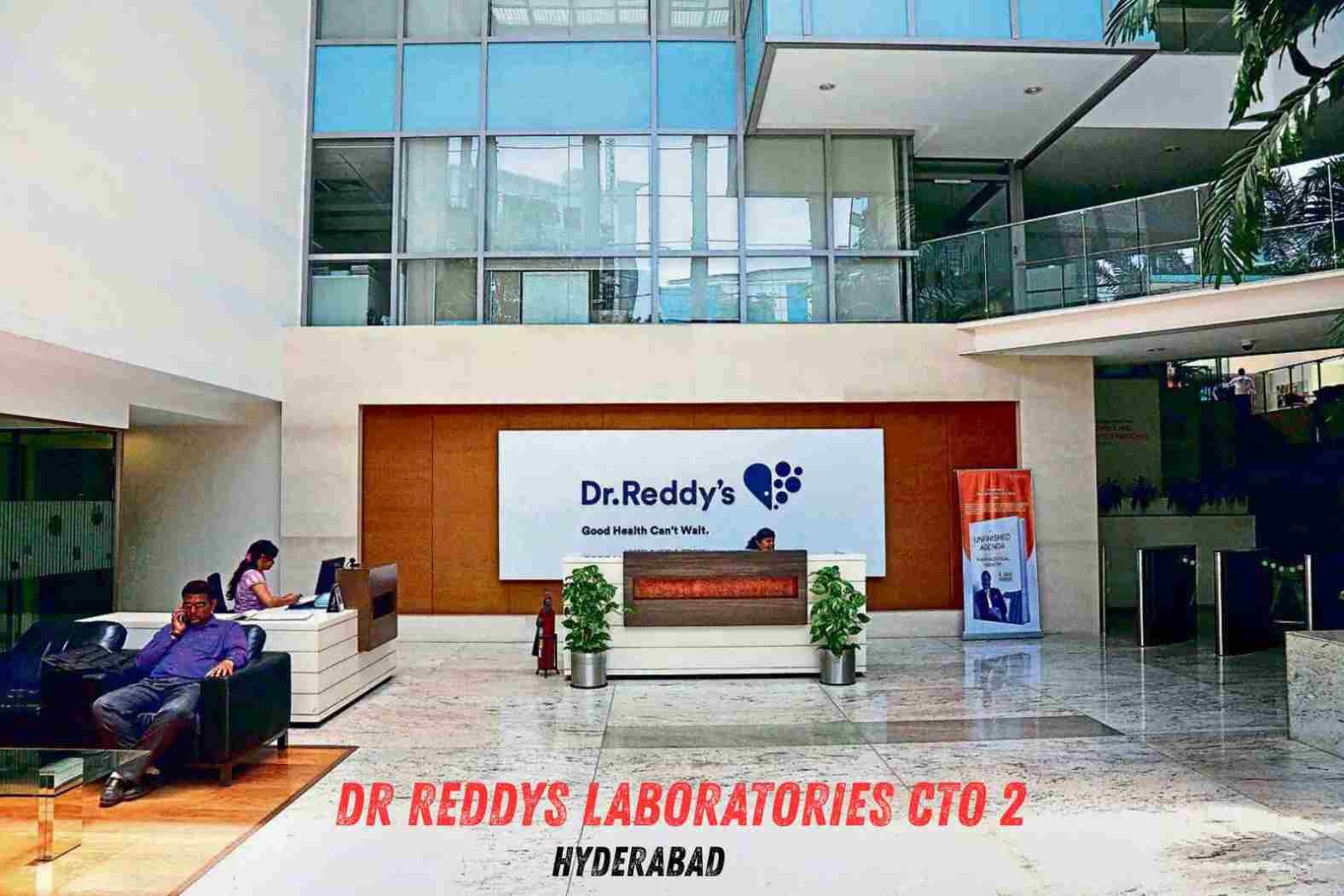 Dr Reddys Laboratories CTO 2